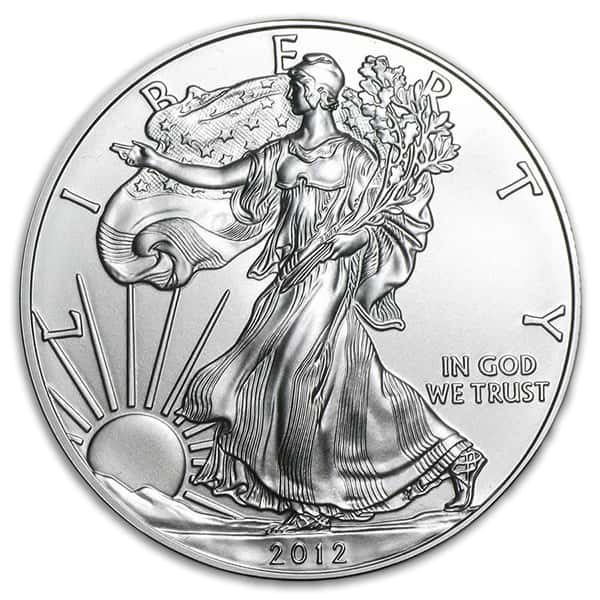 2012 Silver American Eagle - 1 Troy Ounce, .999 Pure