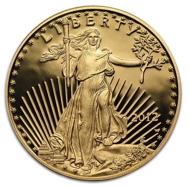 2012 Proof Gold American Eagle - 1 Troy Oz
