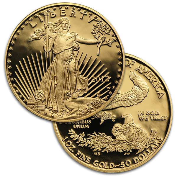 2012 Proof Gold American Eagle - 1 Troy Oz