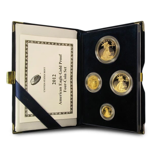 2012 Proof Gold Eagle Set (1 oz, 1/2-oz, 1/4-oz & 1/10-oz)