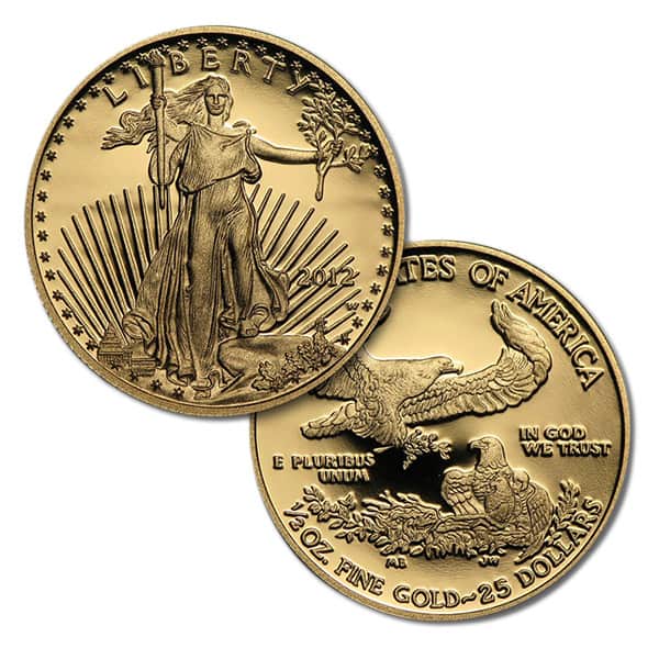2012 Proof Gold Eagle Set (1 oz, 1/2-oz, 1/4-oz & 1/10-oz)