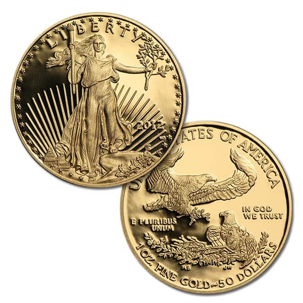 2012 Proof Gold Eagle Set (1 oz, 1/2-oz, 1/4-oz & 1/10-oz)