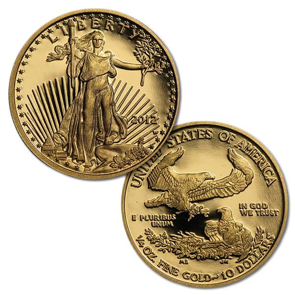2012 Proof Gold Eagle Set (1 oz, 1/2-oz, 1/4-oz & 1/10-oz)