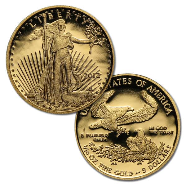 2012 Proof Gold Eagle Set (1 oz, 1/2-oz, 1/4-oz & 1/10-oz)