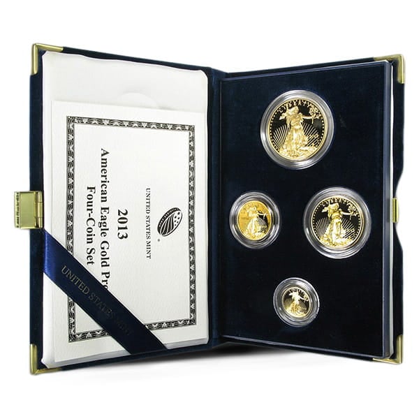 2013 Proof Gold Eagle Set (1 oz, 1/2-oz, 1/4-oz & 1/10-oz)