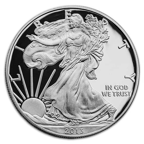 2013 Proof Silver American Eagle - 1 Troy Oz .999 Pure