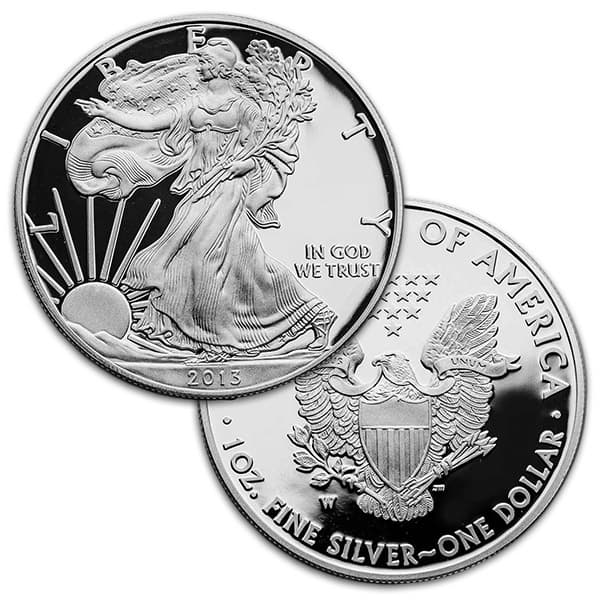 2013 Proof Silver American Eagle - 1 Troy Oz .999 Pure