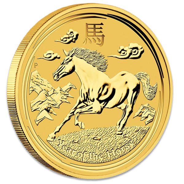 Perth Mint Lunar Series - 2014 Year of the Horse, 1 Oz .9999 Gold