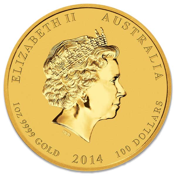 Perth Mint Lunar Series - 2014 Year of the Horse, 1 Oz .9999 Gold