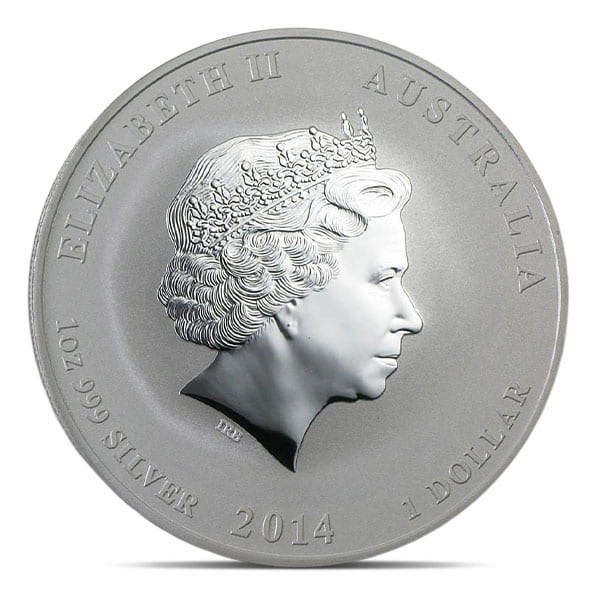 Perth Mint Lunar Series - 2014 Year of the Horse, 1 Oz .999 Silver