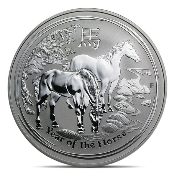 Perth Mint Lunar Series - 2014 Year of the Horse, 1 Oz .999