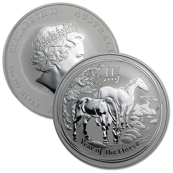 Perth Mint Lunar Series - 2014 Year of the Horse, 1 Oz .999