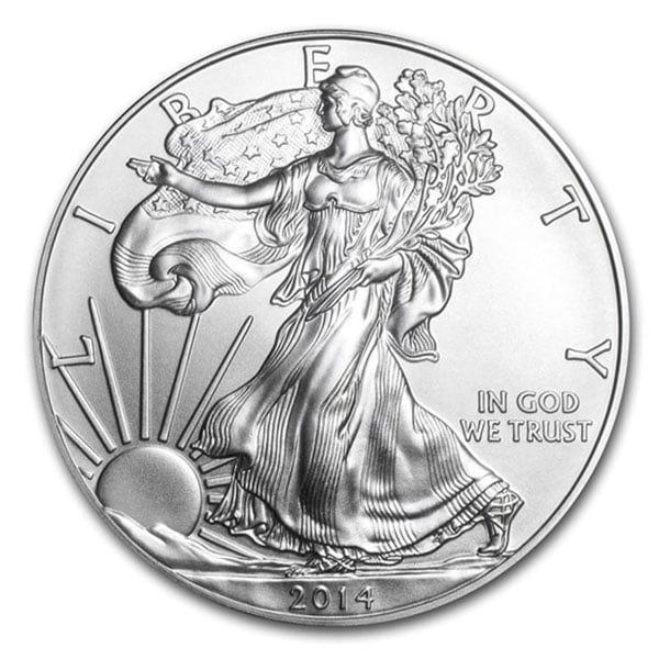 2014 1 oz American Silver Eagle Coins for Sale - Money Metals