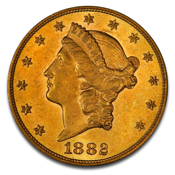 1927 Saint Gaudens Gold 20 Double Eagle With Motto In God