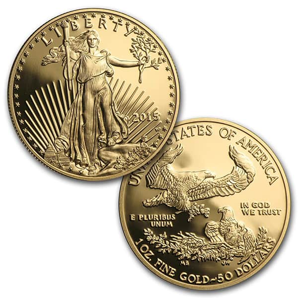 2015 Proof Gold Eagle Set (1 oz, 1/2-oz, 1/4-oz & 1/10-oz)