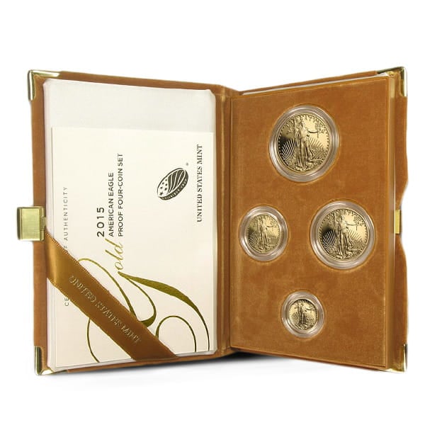 2015 Proof Gold Eagle Set (1 oz, 1/2-oz, 1/4-oz & 1/10-oz)