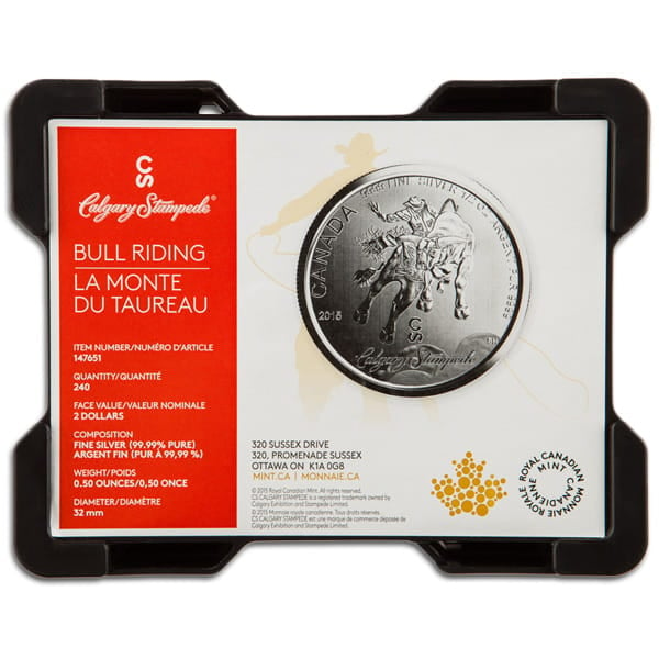 2015 RCM Calgary Stampede - 1/2 Troy Oz .9999 Pure Silver