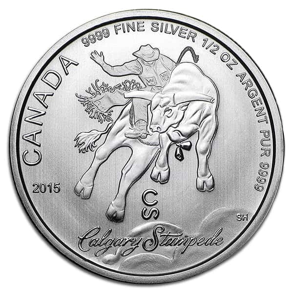 2015 RCM Calgary Stampede - 1/2 Troy Oz .9999 Pure Silver