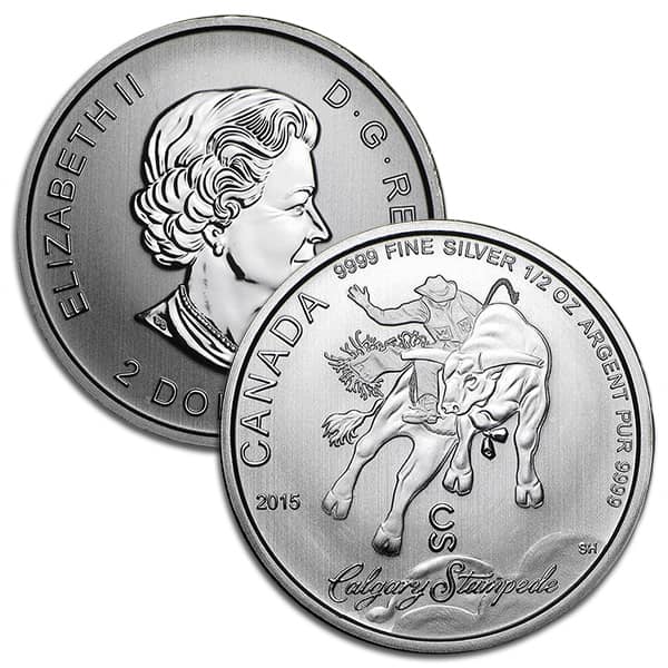 2015 RCM Calgary Stampede - 1/2 Troy Oz .9999 Pure Silver