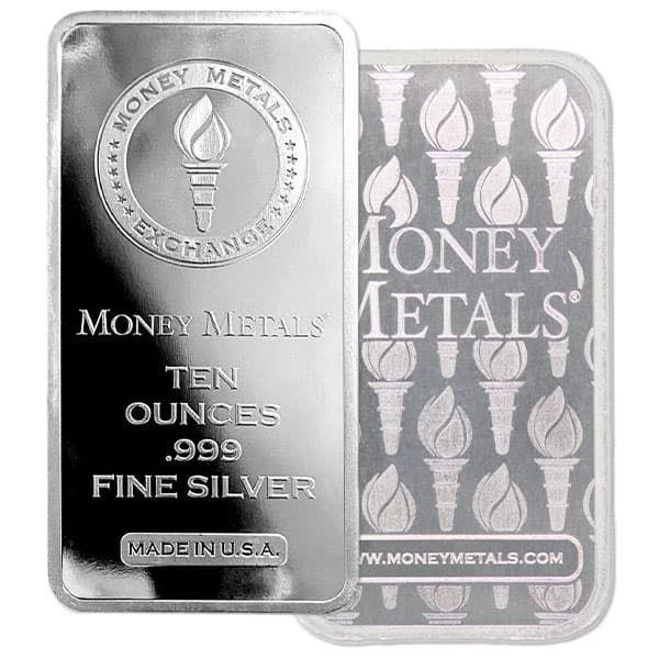 10 Ounce Private Mint Silver Tribute Bar