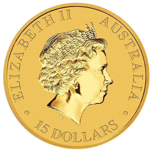 1/10 Oz Australian Kangaroo Gold Coin thumbnail
