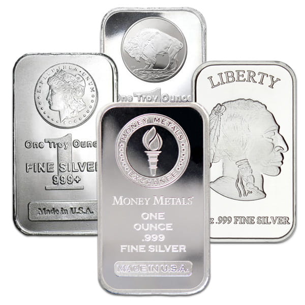 10 oz Generic Silver bar - Money Metals Exchange