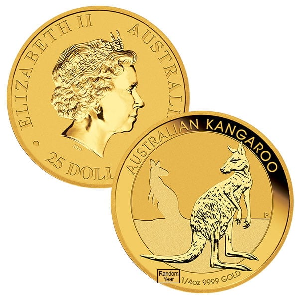 1/4 Oz Australian Kangaroo Gold Coins