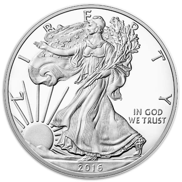 2016 Proof Silver American Eagle - 1 Troy Oz .999 Pure
