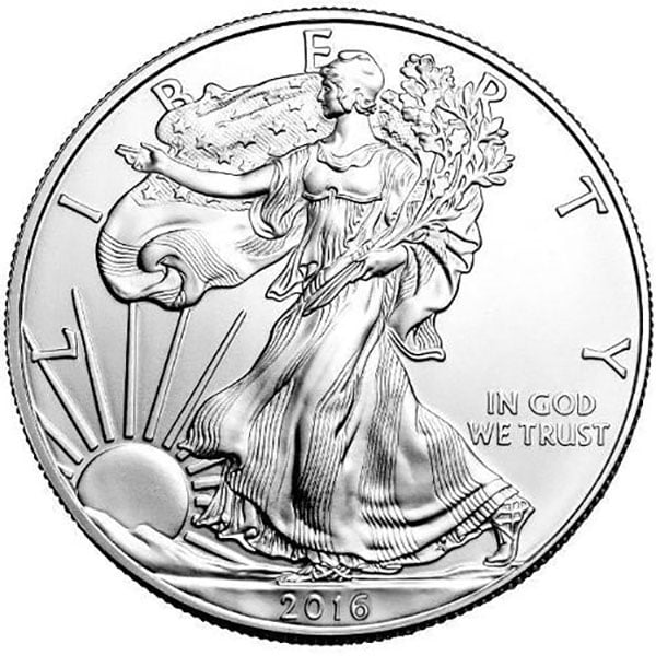 2016 Silver American Eagle - 1 Troy Ounce, .999 Pure