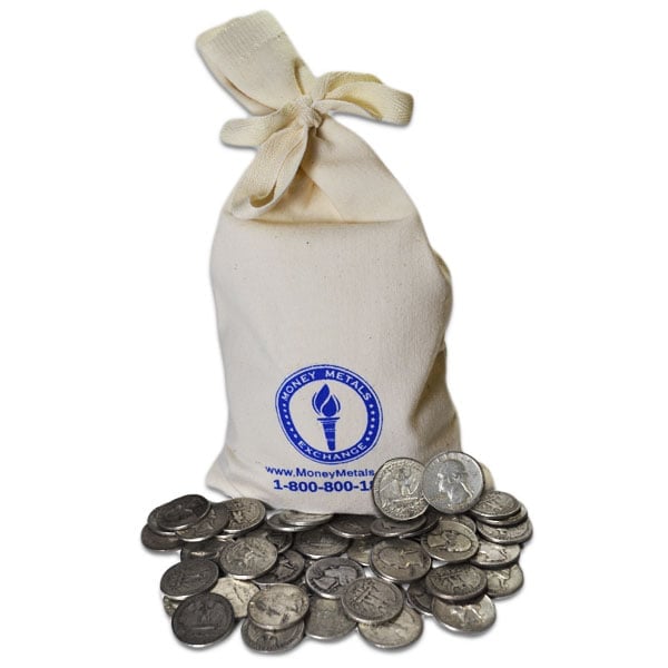 $6.25  US 90% Junk Silver Circulated Coins Washington Quarters  Pre 1965 ONE ! 