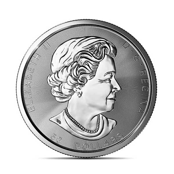 2017 10 Oz RCM Grizzly Bear .9999 Silver Coin