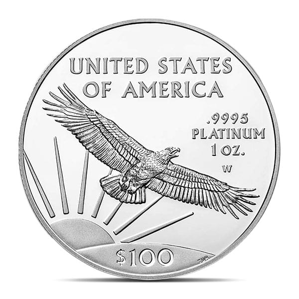 2017 20th Anniversary Proof Platinum American Eagle - 1 Troy Oz .9995 Pure