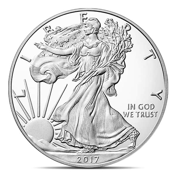 2017 Proof Silver American Eagle - 1 Troy Oz .999 Pure