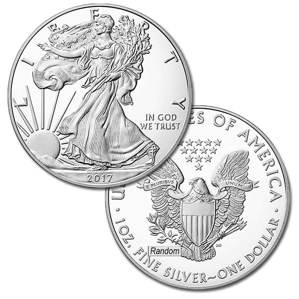 2017 Proof Silver American Eagle - 1 Troy Oz .999 Pure