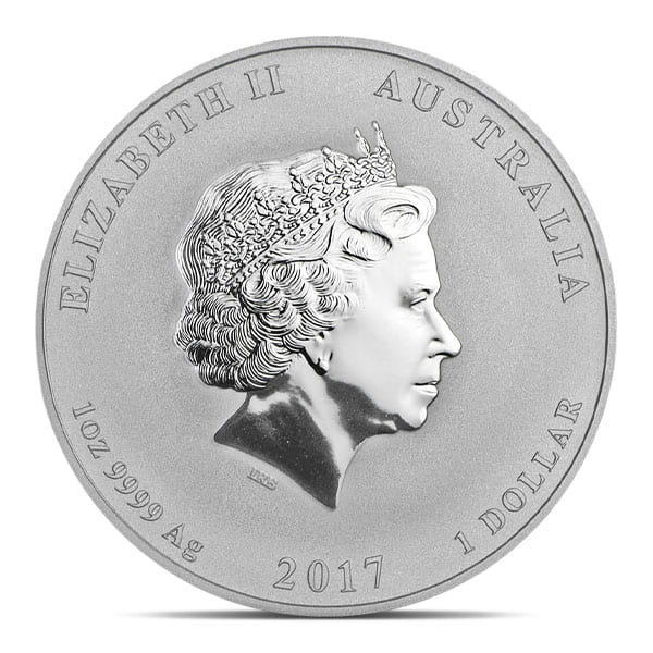 Perth Mint Lunar Series - 2017 Year of the Rooster, 1 Oz .9999 Silver