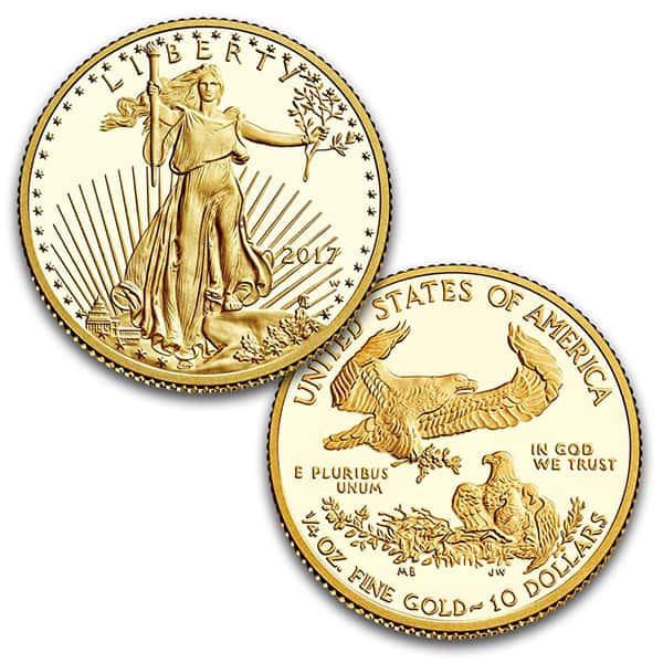 2017 Proof Gold Eagle Set (1 oz, 1/2-oz, 1/4-oz & 1/10-oz)