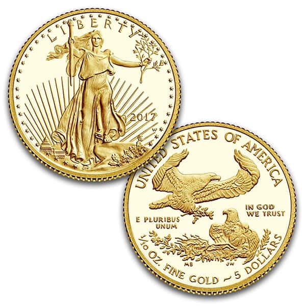2017 Proof Gold Eagle Set (1 oz, 1/2-oz, 1/4-oz & 1/10-oz)