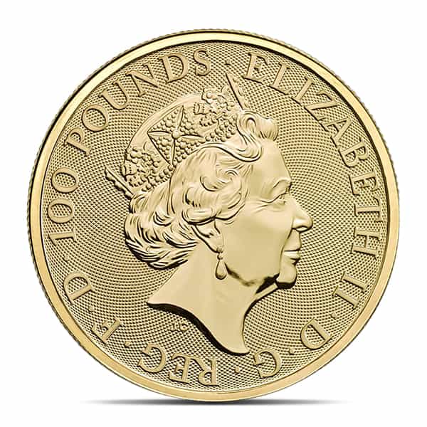 2018 Queen's Beast Unicorn - 1 oz .9999 Pure Gold