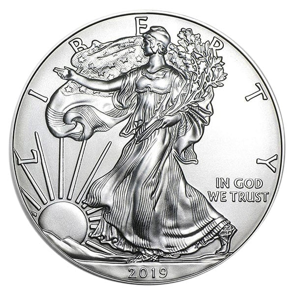 2019 Silver American Eagle - 1 Troy Ounce, .999 Pure
