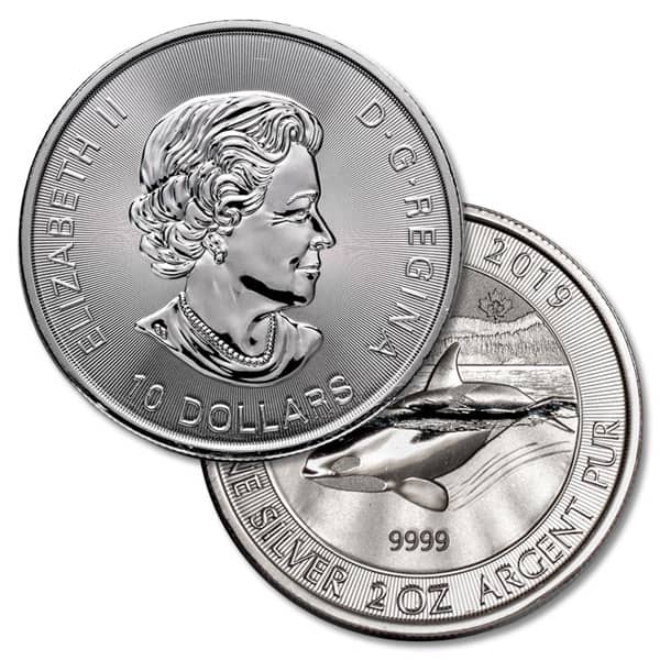 2019 RCM Orca - 2 Troy Oz .9999 Pure Silver