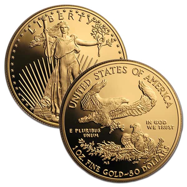 2019 Proof Gold Eagle Set (1 oz, 1/2-oz, 1/4-oz & 1/10-oz)