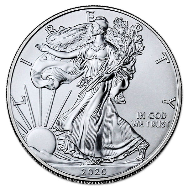 2020 American Silver Eagle .999 Fine Silver Uncirculated US 2020