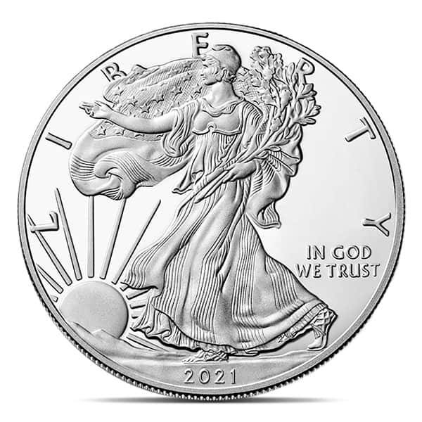 2021 Type 1 Proof Silver American Eagle - 1 Troy Oz .999 Pure