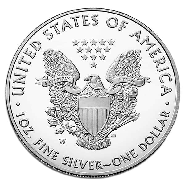 2021 Type 1 Proof Silver American Eagle - 1 Troy Oz .999 Pure