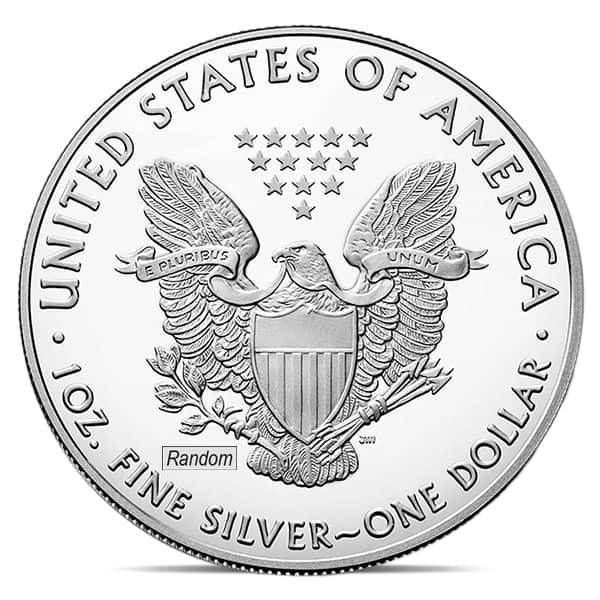 2021 Type 1 Proof Silver American Eagle - 1 Troy Oz .999 Pure