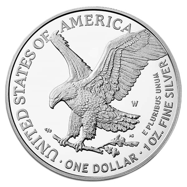 2021 Type 2 Proof Silver American Eagle - 1 Troy Oz .999 Pure