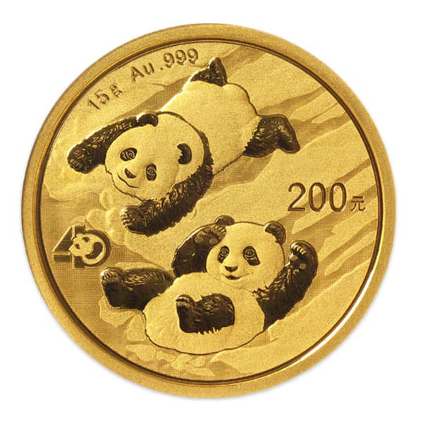 Chinese Gold Panda- 15 Gram, .999 Purity