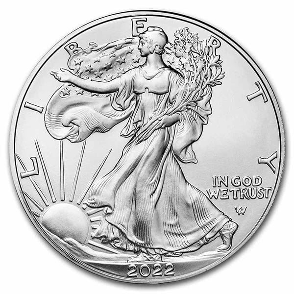 2022 Silver American Eagle - 1 Troy Ounce, .999 Pure