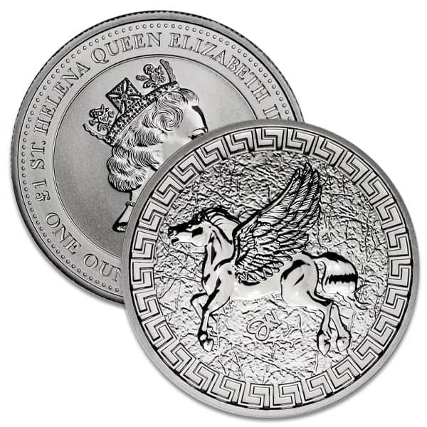 2022 St. Helena Pegasus - 1 Oz Silver Coin .999 Pure