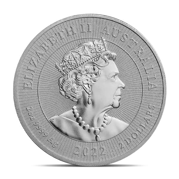 2022 Australian Dingo The Next Generation, 2 Troy Oz Silver, .9999 2022 Australian Dingo The Next Generation, 2 Troy Oz Silver, .9999